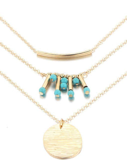 Turquoise Multilayer Necklace